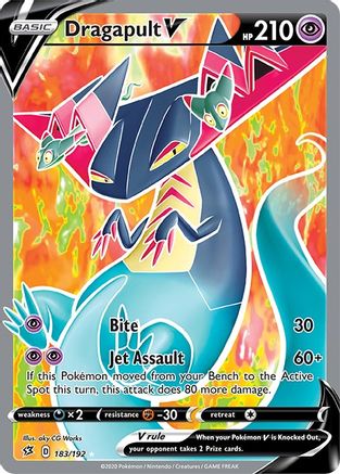 Dragapult V (Full Art) 183/192  - Holofoil  - Ultra Rare