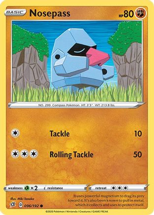 Nosepass/192  - Reverse Holofoil  - Common