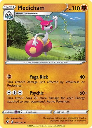 Medicham  - Reverse Holofoil  - Uncommon
