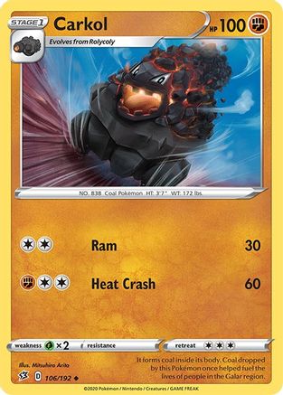 Carkol 106/192  - Reverse Holofoil  - Uncommon