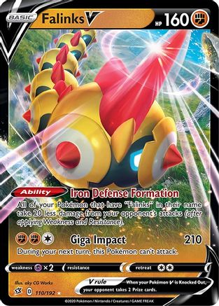 Falinks V 110  - Holofoil  - Ultra Rare