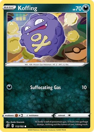 Koffing 112  - Reverse Holofoil  - Common