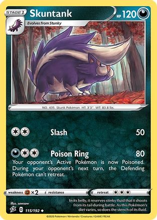 Skuntank 115  - Reverse Holofoil  - Uncommon