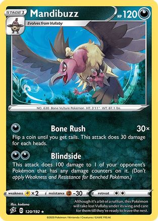 Mandibuzz 120  - Reverse Holofoil  - Rare