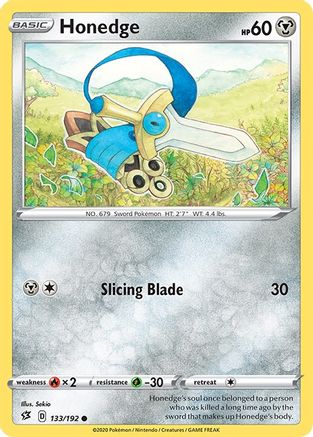 Honedge 133  - Reverse Holofoil  - Common