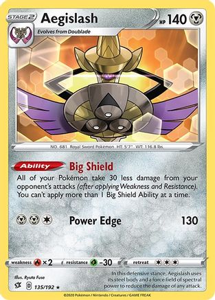 Aegislash 135   - Rare