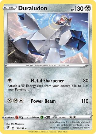 Duraludon 138  - Reverse Holofoil  - Holo Rare