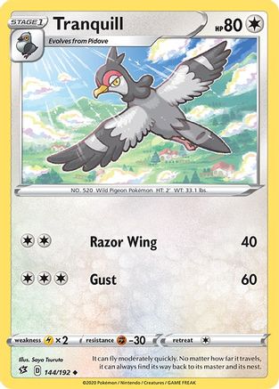 Tranquill/192  - Reverse Holofoil  - Uncommon