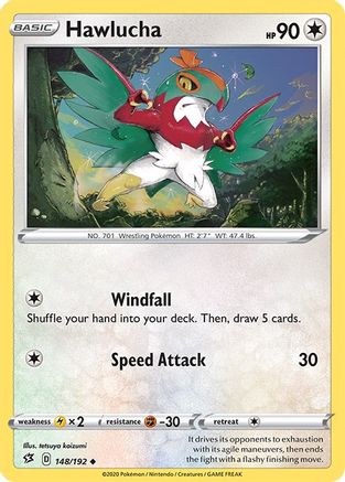 Hawlucha 148  - Reverse Holofoil  - Uncommon