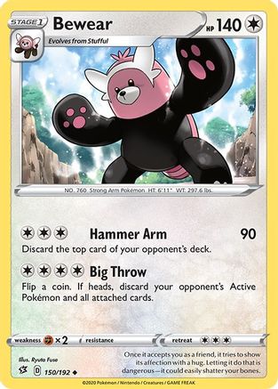 Bewear 150  - Reverse Holofoil  - Uncommon