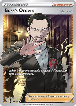 Boss's Orders (Full Art) 189  - Holofoil  - Ultra Rare