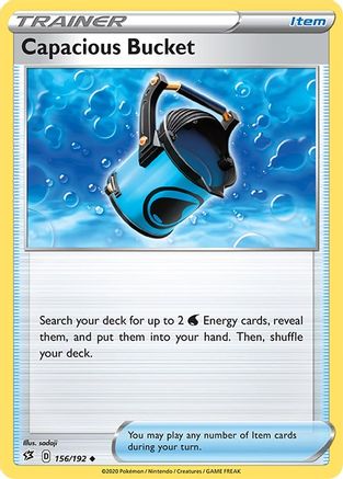 Capacious Bucket 156  - Reverse Holofoil  - Uncommon
