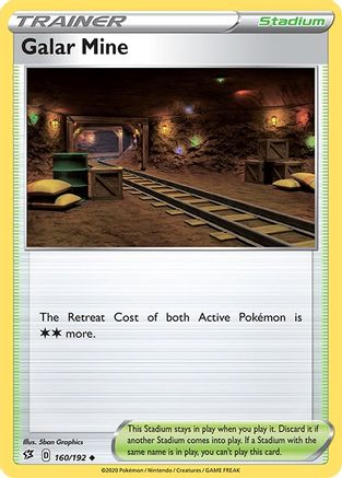 Galar Mine 160  - Reverse Holofoil  - Uncommon