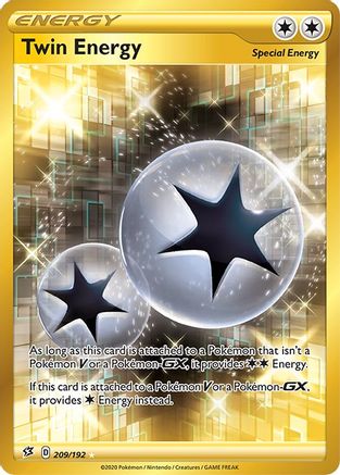 Twin Energy (Secret) 209  - Holofoil  - Secret Rare