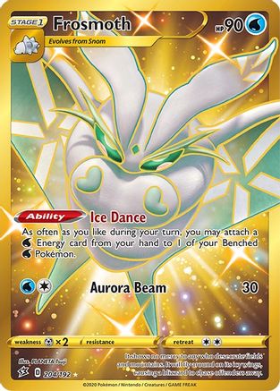 Frosmoth (Secret) 204/192  - Holofoil  - Secret Rare
