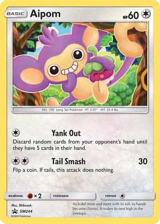 Aipom SM244  SM Promos - Promo