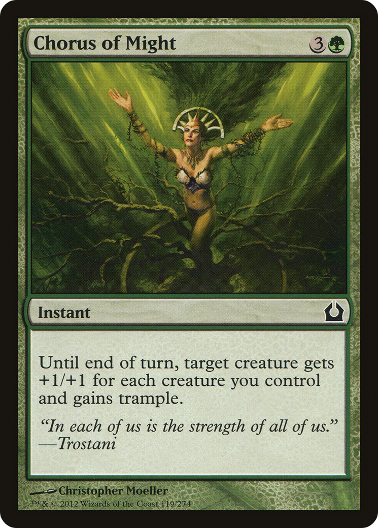 Chorus of Might (RTR-119)  Foil