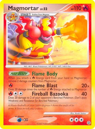 Magmortar - 31/132 (Secret Wonders) Deck Exclusives - Cosmo Holo