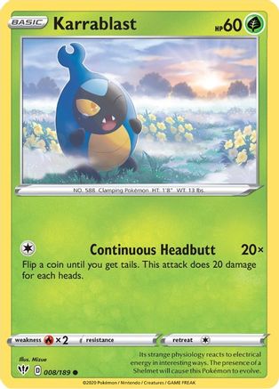 Karrablast 008  - Reverse Holofoil  - Common