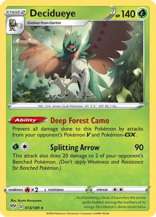 Decidueye 013  - Holofoil  - Holo Rare