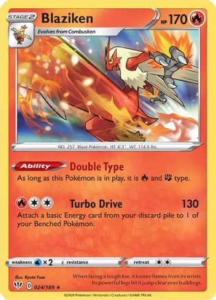 Blaziken 024  - Holofoil  - Holo Rare