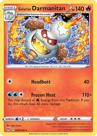 Galarian Darmanitan (28) (28) 028   - Rare
