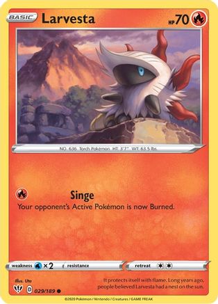 Larvesta 029  - Reverse Holofoil  - Common