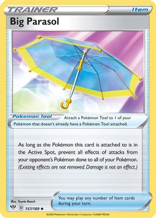 Big Parasol 157  - Reverse Holofoil  - Uncommon