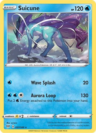 Suicune 037  - Holofoil  - Holo Rare