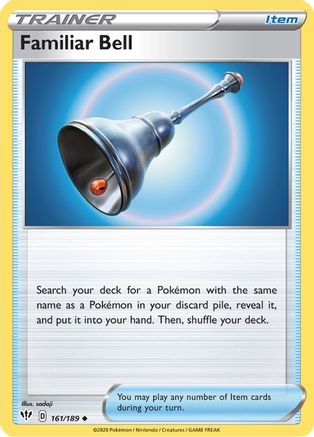 Familiar Bell 161  - Reverse Holofoil  - Uncommon
