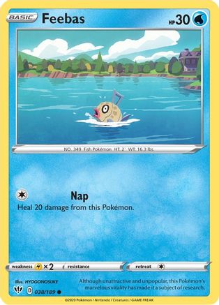 Feebas 038  - Reverse Holofoil  - Common