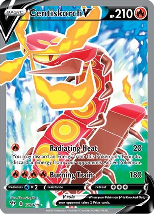 Centiskorch V (Full Art) 179  - Holofoil  - Ultra Rare