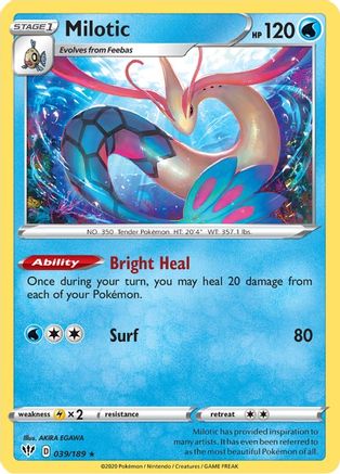 Milotic 039  - Holofoil  - Holo Rare
