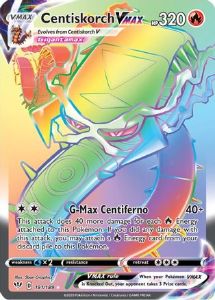 Centiskorch VMAX (Secret) 191  - Holofoil  - Secret Rare