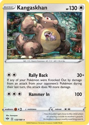 Kangaskhan 133  - Holofoil  - Holo Rare