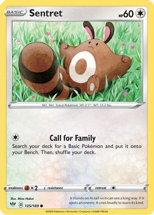 Sentret 135  - Reverse Holofoil  - Common