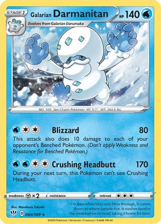 Galarian Darmanitan (44) (44) 044   - Rare