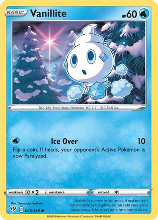 Vanillite 045  - Reverse Holofoil  - Common