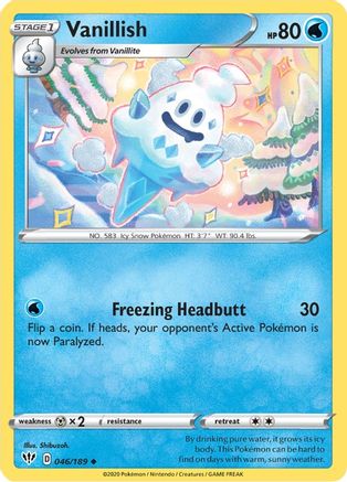 Vanillish 046  - Reverse Holofoil  - Uncommon