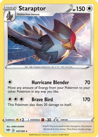 Staraptor 147   - Rare