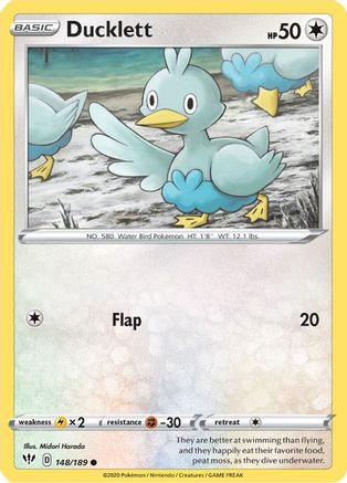 Ducklett 148  - Reverse Holofoil  - Common
