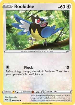 Rookidee 154  - Reverse Holofoil  - Common