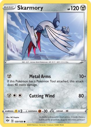 Skarmory 120  - Reverse Holofoil  - Common