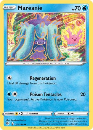 Mareanie 051  - Reverse Holofoil  - Common