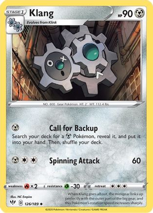 Klang 126  - Reverse Holofoil  - Uncommon