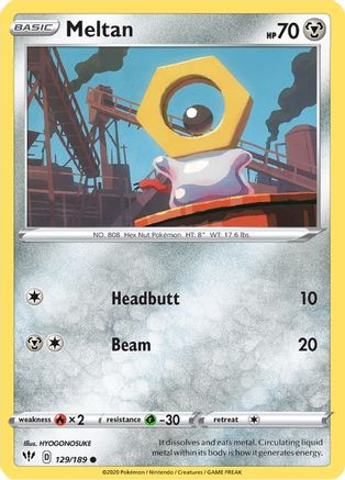 Meltan 129  - Reverse Holofoil  - Common