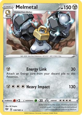 Melmetal 130  - Reverse Holofoil  - Rare