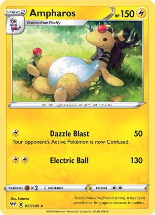 Ampharos 057   - Rare