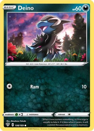 Deino 108  - Reverse Holofoil  - Common