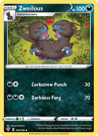 Zweilous 109  - Reverse Holofoil  - Uncommon